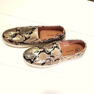 Time and Tru Snake Print Slip-On Shoes